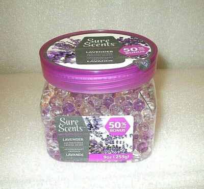 Sure Scents LAVENDER Air Freshener Crystal Beads Oz