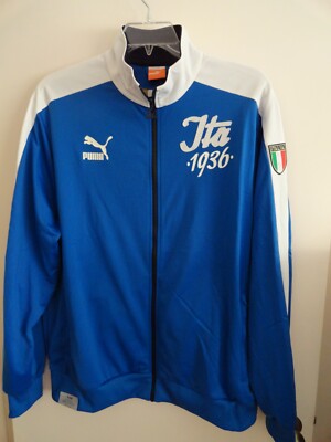 NWT MEN'S PUMA ITALY OFFICIAL SOCCER FOOTBALL FEDERATION TRACK