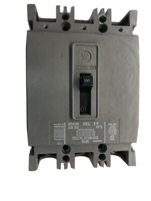 Westinghouse Cutler Hammer Hfb3100l Hfb Breaker 100a 100 Amp 3 Pole W Lugs Ebay