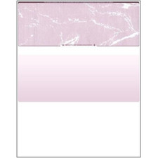 200 Blank Check Stock Paper Check on Top - Burgundy