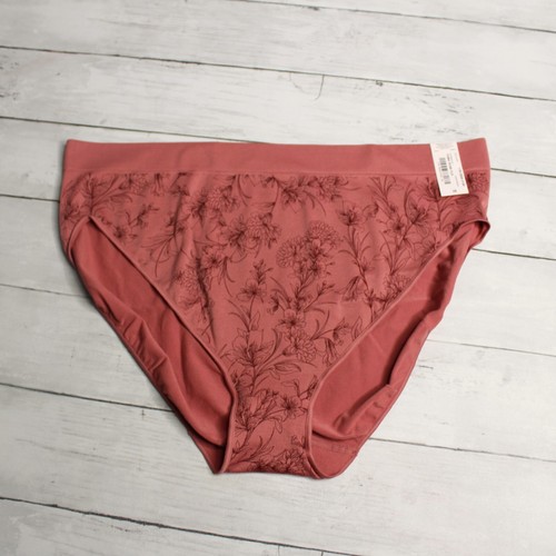 Ambrielle Women's High Cut Leg Brief Panties Plus Size 3X Floral - Picture 8 of 8