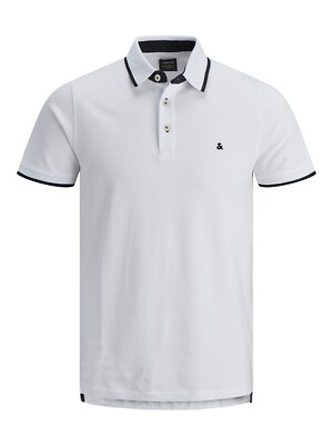 Jack & Jones Herren Poloshirt JJEPAULOS Slim Fit S M L XL XXL 100% Baumwolle