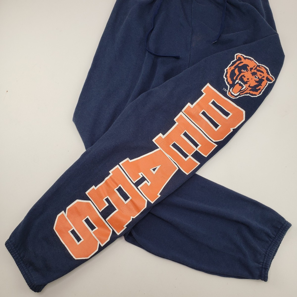Vintage 80s Logo 7 Chicago Bears Sweatpants XL Blue