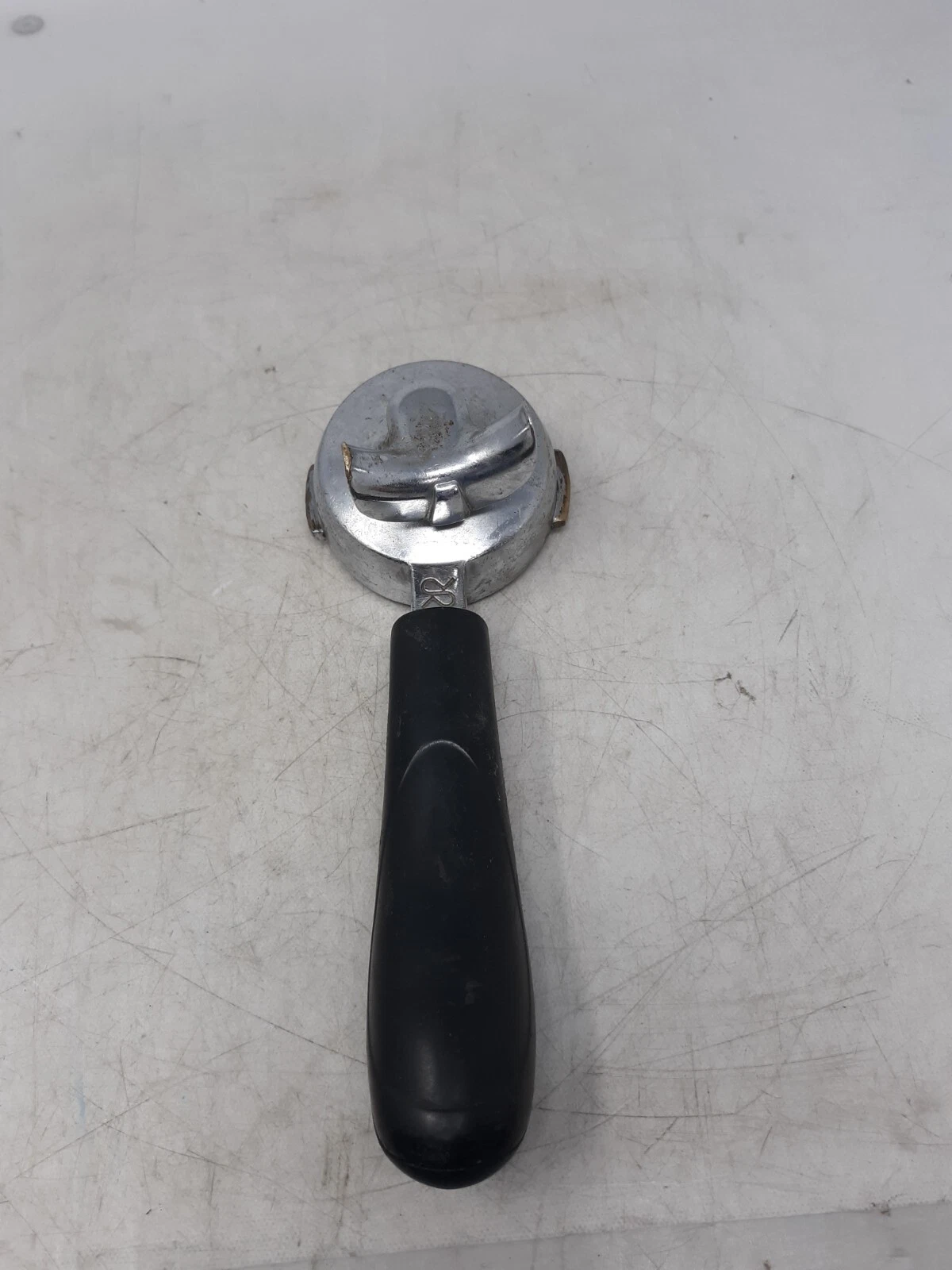 Used Commercial Espresso Machine Portafilter with Double Spout