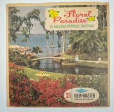 View Master Packet Floral Paradise in Beautiful Cypress Gardens A969 S6