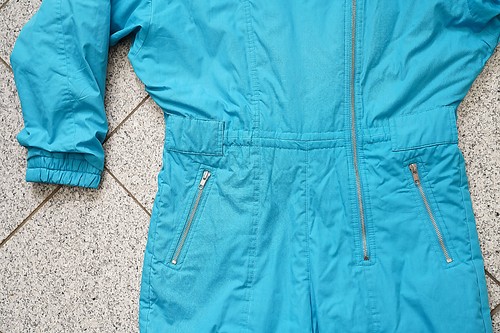 VINTAGE, Damen Skioverall, Gr.42, Türkis - Bild 4 von 8