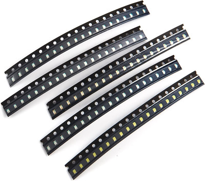 CHANZON 0805 SMD LED Diode Lights Assorted Kit, 100 pcs
