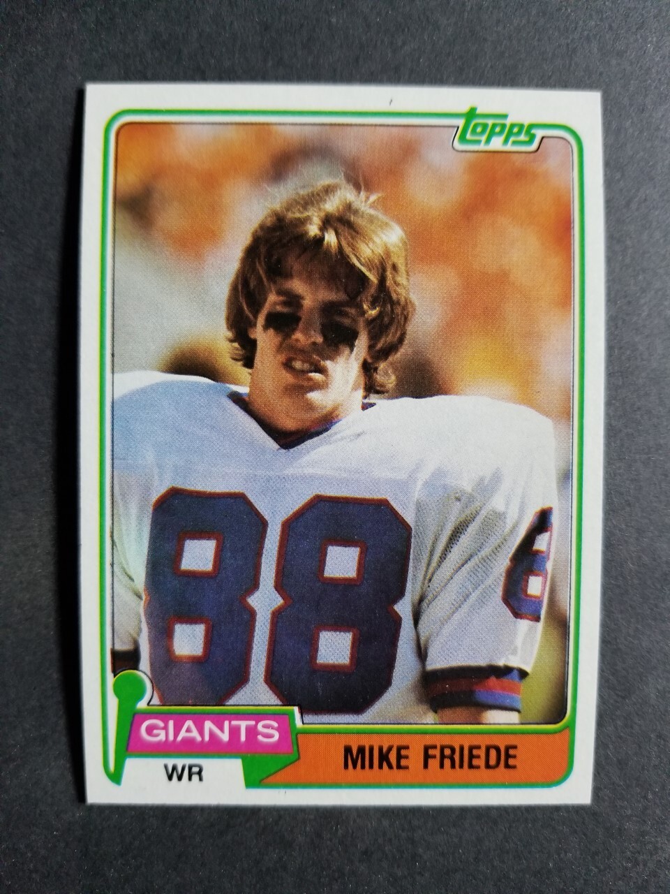 1981 Topps MIKE FRIEDE card # 74   [card 4]