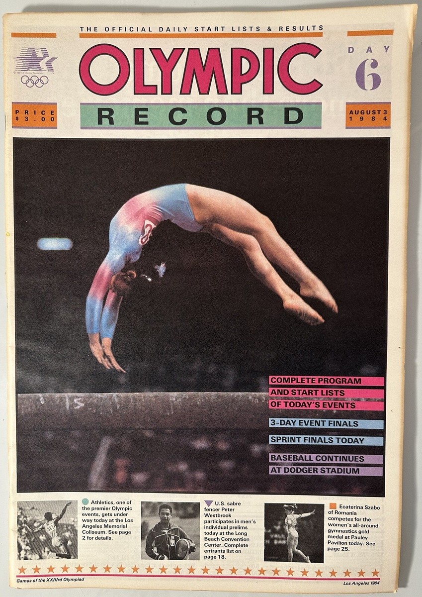 Vintage 1984 Olympic Record Complete 15 Volume Set ONE OF A KIND Rare Sports Wow
