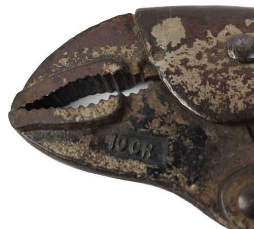 Vintage Peterson Dewitt Vise Grip 10CR Curved Jaw Locking Pliers Made in USA - Picture 6 of 16