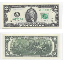 2017A $2 FRN San Francisco LB Block Uncirculated 1 note per Sleeve Ungraded