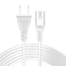 2 Prong Replacement AC Power Cord Cable US Plug for PC Desktop Dell XBox Cisco