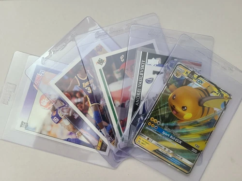 Five (5) Loose New Cardboard Gold CARD SAVER 1 Semi Rigid, for PSA SGC Grading - Picture 1 of 11