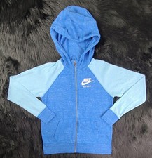 Nike Just Do It Blue Full Zip Hoodie Kid's/Youth Size L SHIPPED PROMPTLY