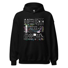 Sintetizzatore Modulare Unisex Felpa con Cappuccio Sintetizzatore Analogico Beat Maker Regalo Musica Dj Producer