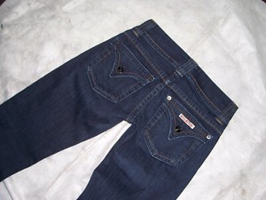 Hudsjkon Jeans Bootcut Triangle Flap Pockets Size 24