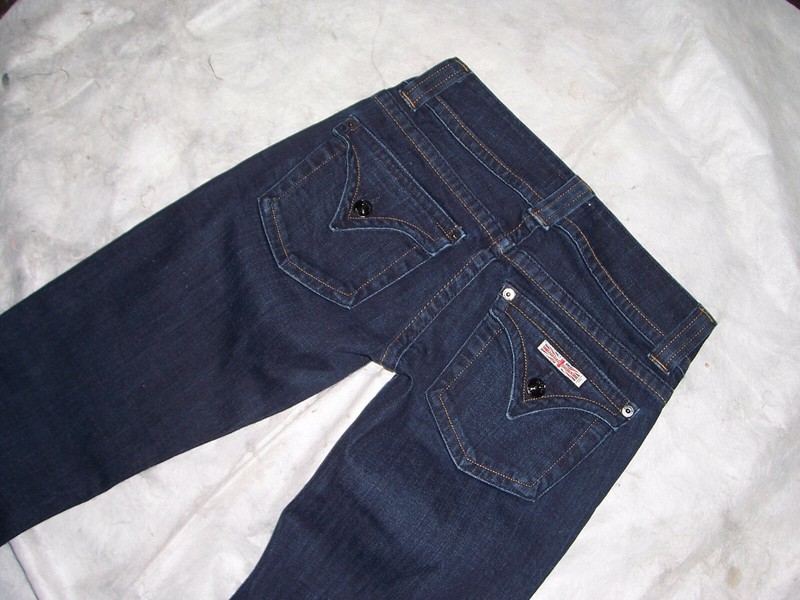 Hudsjkon Jeans Bootcut Triangle Flap Pockets Size 24