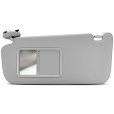 Left Driver Sun Visor Shade Shield Mirror For 2007-2013 Toyota Corolla Gray