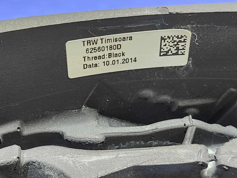 Volante deportivo BMW 228i 2014-2016 cuero negro sin calefacción OEM 32306863343 Foto 4 de 4