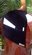 Elegant Black Velvet CELLOBIB with Handy POCKET for necessities