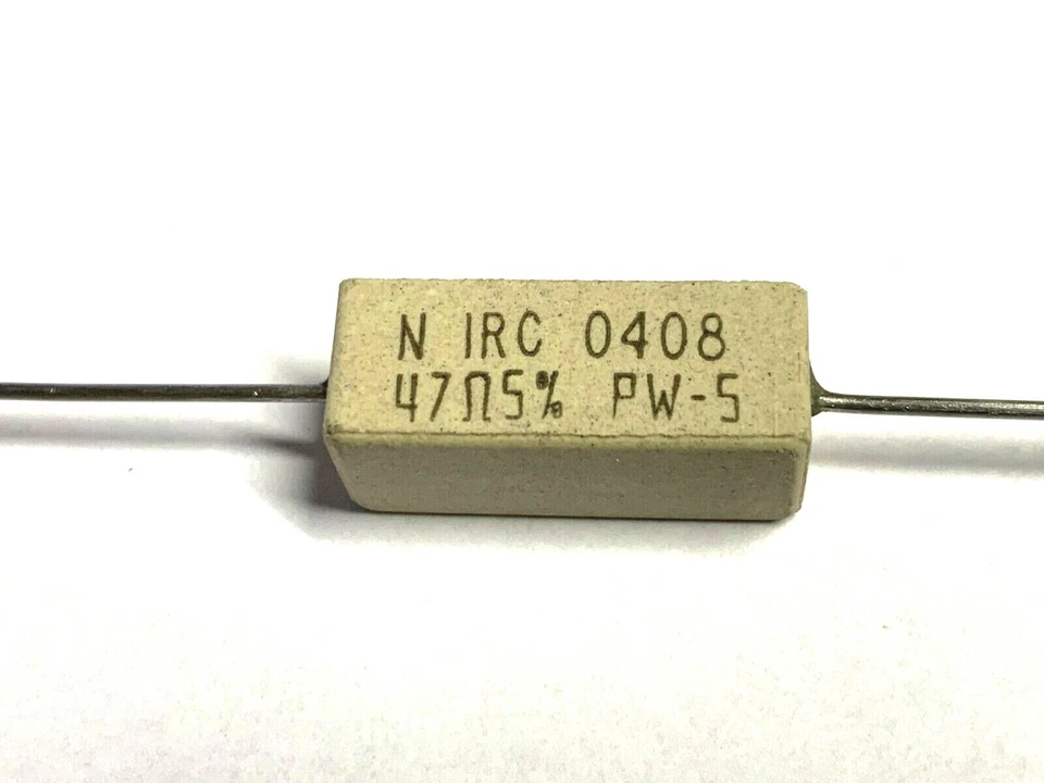 47R, 5 Watt, 5%, 300ppm, L=22,4, 9,7x8,9mm, IRC, TT-Electr. PW547R0JLF, 10 Stück - Image 2 of 3