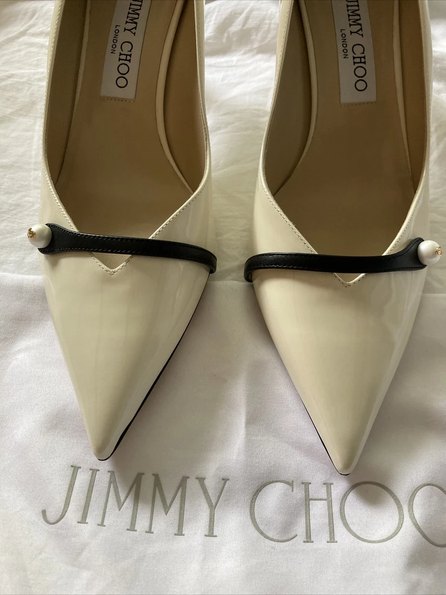 Jimmy choo patent leather best sale pumps