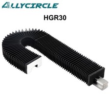 HGR30 Linear Guide Bellows Dust Proof Cover Stretched Length 200-1000MM