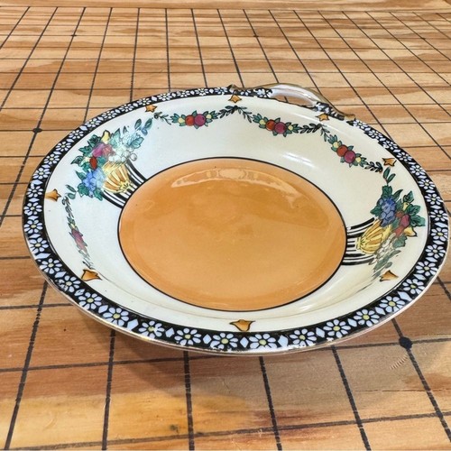 Noritake China fruit Peach lusterware bowl 6.25x 1.5 Inch Made in Japan