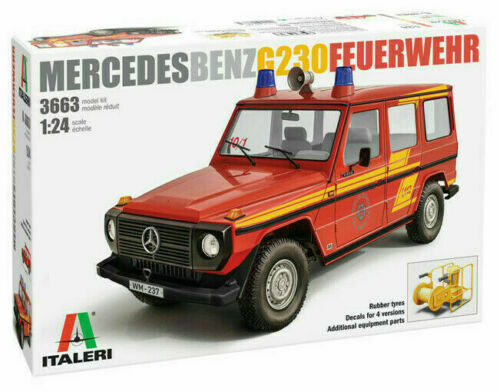 Italeri 510003663 1:24 Mercedes-Benz G230 Feuerwehr Einsatzleitwagen VRW - Bild 2 von 5