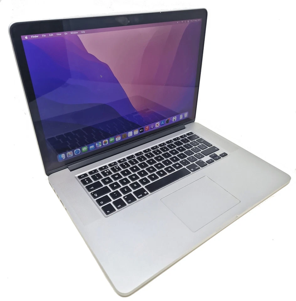 Macbook Pro Retina Core i7 15.4" 8GB 256GB SSD Mac OS Monterey A1398 Iris Pro - Image 4 of 4