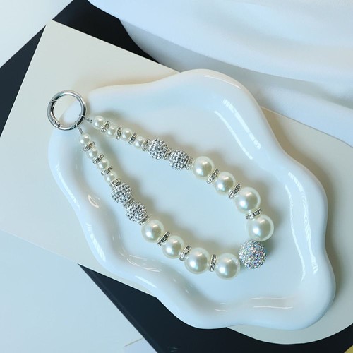 Bright Diamond Crystal Anti-lost Rope Peal Bag Pendant Women - Zdjęcie 5 z 7