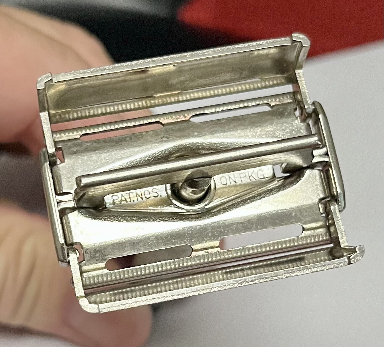 Gillette Black Tip Super Speed Safety Razor 1952 (X1)
