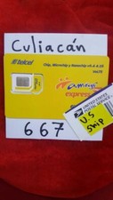 Telcel Mexico CULIACAN 667 Prepaid SIM Card for UNLIMITED CALLS,SMS.