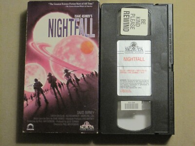 NIGHTFALL (1988) VHS ISAAC ASIMOV DAVID BIRNEY SARAH DOUGLAS RARE