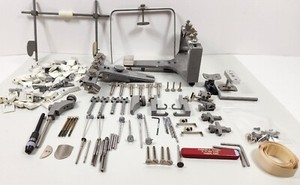 Dental Model C. E. Stuart Gnathological Computer 74 w/ Brackets, Bits + More!