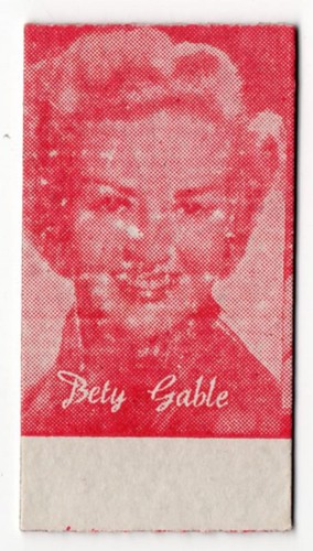Spanish Weighing Weight Machine Card Calzados Garcera US Actress Betty Grable - 第 1/2 張圖片
