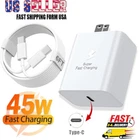 45W USB-C Fast Wall Charger Adapter PD 60W Cable For iPhone 17e 17 16 15 Pro Max