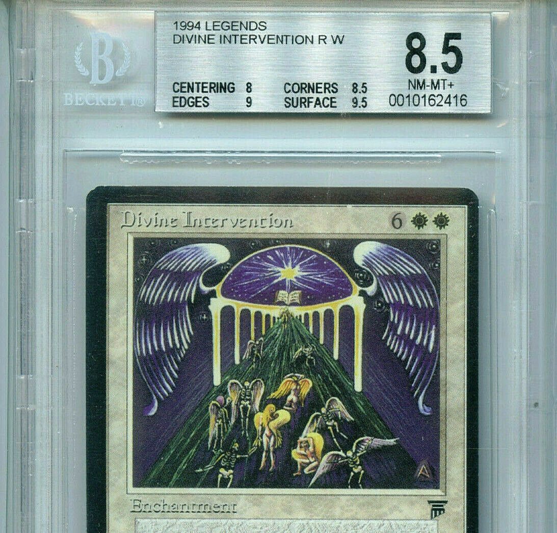 MTG Legends Divine Intervention BGS 8.5 NM-MT+ Magic the MTG Legends Divine Intervention BGS 8.5 NM-MT+ Magic the