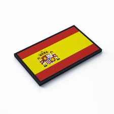 Patch Force - Spanien Flagge Rubber Patch (farbig) 8 x 5 cm