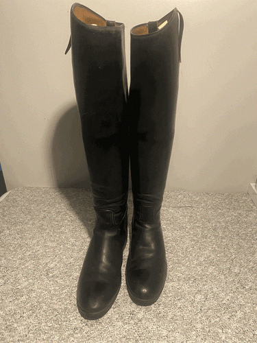 Women's E Vogel Leather Tall Field Boots Riding Equestrian Size 6 - Picture 4 of 8