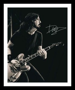Dave Grohl Fotodruck Signiert - Hochglanz Foto 30x20cm In A4 Format