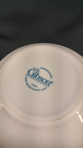 Creamer Pitcher by Gibson-Raised Embossed Fruit Pattern- White - Picture 6 of 6