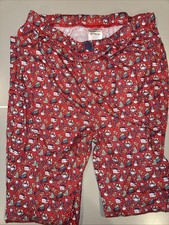 Vineyard Vines Boys Christmas Pajama Bottoms Extra Large Size 18 Red