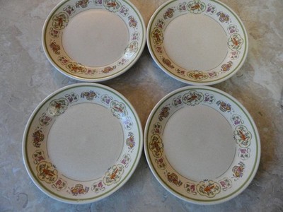 Set of 4 Lenox Sampler Temper-Ware 6 3/8'' Bread Plates Unused