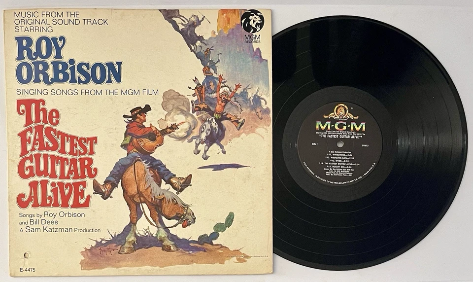 ROY ORBISON The Fastest Guitar Alive Vinyl Record 1967 MGM Record MONO VG+ E4475 Foto 2 de 4