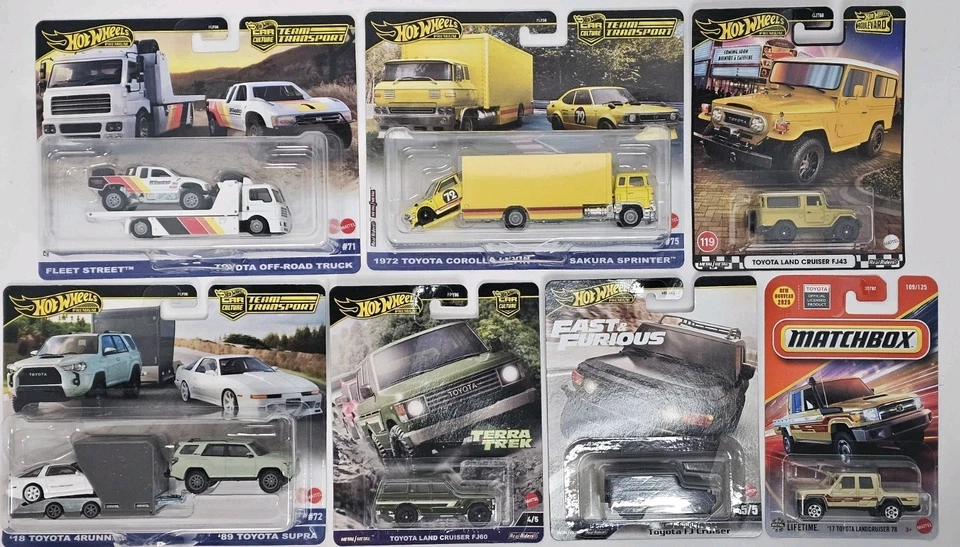 Toyota Hot Wheels & Matchbox super combo lot of 7 - Image 2 of 4