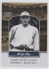 2008 Upper Deck Yankee Stadium Legacy Wally Pipp #YSL92 0t2