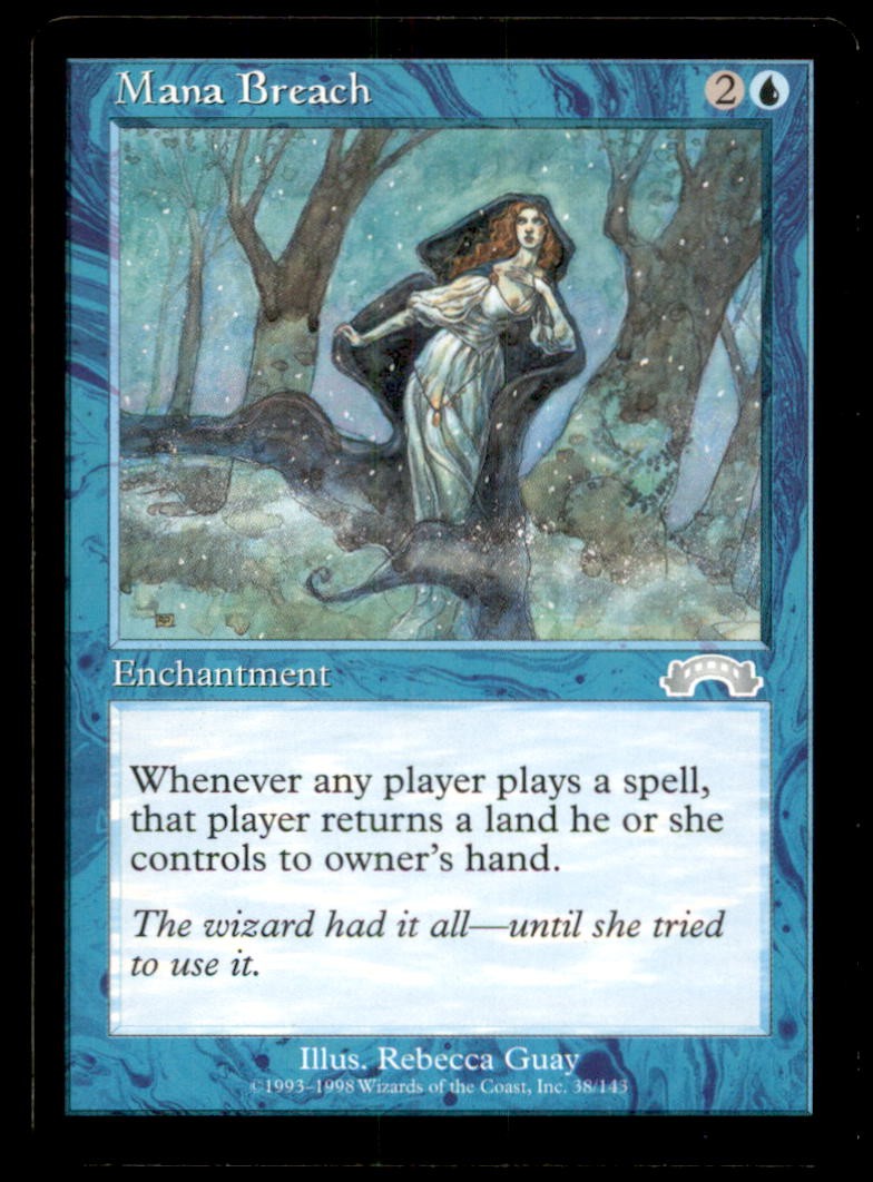 Mana Breach LP Light Play Exodus MTG [10638]