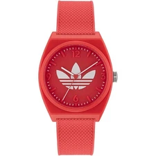 Wristwatch ADIDAS STREET PROJECT TWO AOST23051 Silicone Red