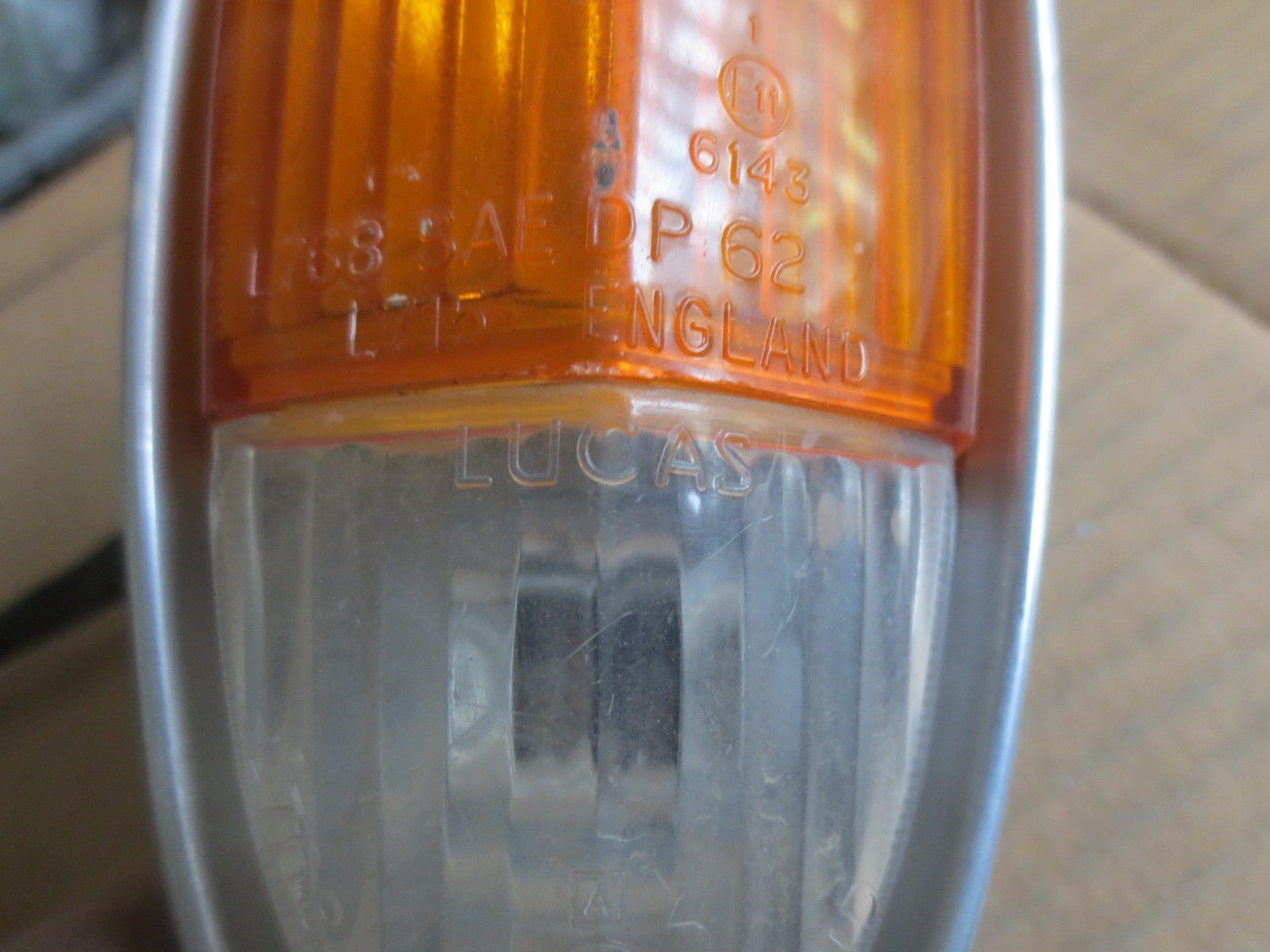 1967 67 Rolls Royce Front Turn Signal Light Lens Blinker Marker OEM USED